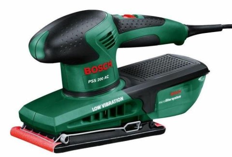 Bosch PSS 200 AC Szlifierka orbitalna 24000 OPM Czarny, Zielony 200 W