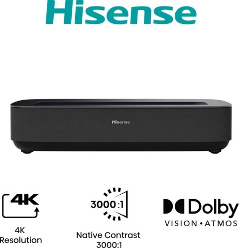 Projektor Hisense PL1SE Beamer Ultra-Short-Throw-Projektor 2100 ANSI Lumen DLP 2160p (3840x2160) Schwarz