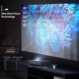 Projektor Hisense PL1SE Beamer Ultra-Short-Throw-Projektor 2100 ANSI Lumen DLP 2160p (3840x2160) Schwarz
