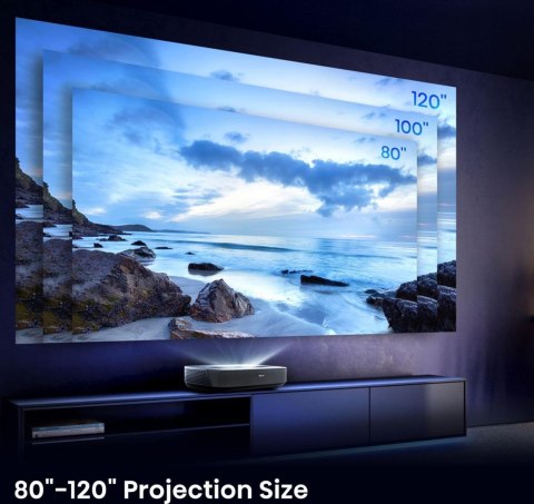 Projektor Hisense PL1SE Beamer Ultra-Short-Throw-Projektor 2100 ANSI Lumen DLP 2160p (3840x2160) Schwarz