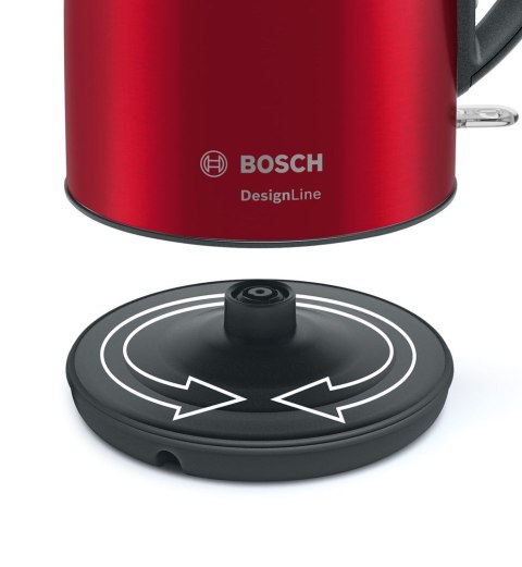 Bosch TWK3P424 czajnik elektryczny 1,7 l 2400 W Szary, Czerwony