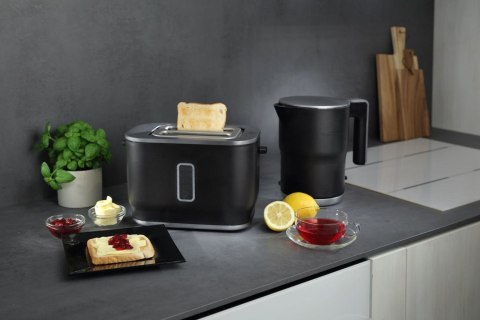 Czajnik Elektryczny Gorenje K15ORAB, 2400 W, 1.5 L, Stal Nierdzewna, Czarny, Obracana Podstawa 360°