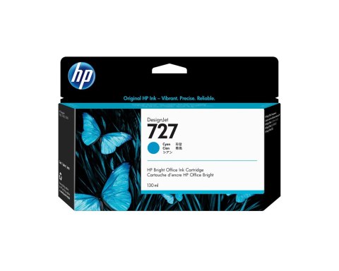 HP Błękitny wkład atramentowy 727 DesignJet 130 ml