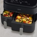 Philips 5000 series NA551/00 frytkownica Podwójny 9 l Autonomiczny 2750 W Frytkownica na gorące powietrze Czarny, Srebrny
