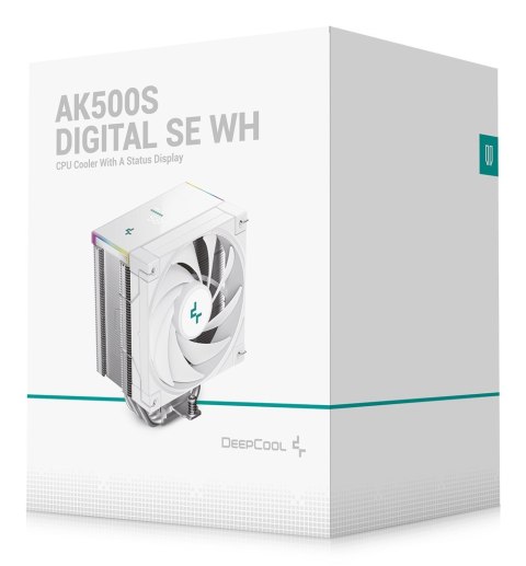 Chłodzenie CPU DeepCool AK500S Digital SE WH 12cm Biały