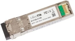 Mikrotik S+31DLC10D moduł przekaźników sieciowych Swiatłowód 10000 Mbit/s SFP+ 1310 nm