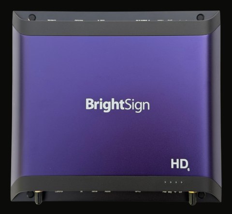 BrightSign HD1026 odtwarzacz multimedalny Czarny 4K Ultra HD 3840 x 2160 px Wi-Fi
