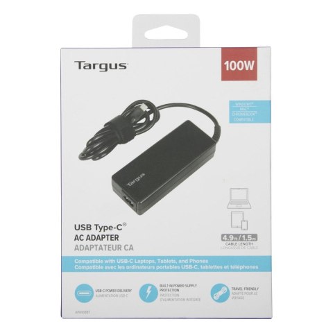 Targus APA108EU adapter zasilający/ inwentor Wewnętrzna 100 W Czarny