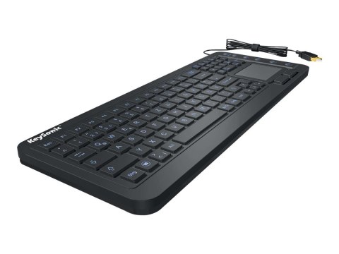 KeySonic KSK-6231 INEL (DE) klawiatura Przemysłowy USB QWERTZ Niemiecki Czarny