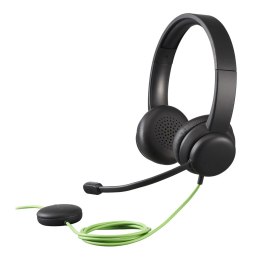 Konferencyjny zestaw słuchawkowy Acer z mikrofonem, USB typu A, Czarny