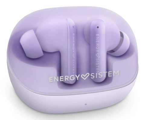 Słuchawki bezprzewodowe Energy Sistem True Wireless Earphones Serenity ANC z mikrofonem, Bluetooth, kolor lawendowy, ANC
