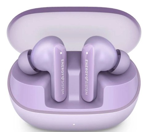 Słuchawki bezprzewodowe Energy Sistem True Wireless Earphones Serenity ANC z mikrofonem, Bluetooth, kolor lawendowy, ANC