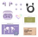 Słuchawki bezprzewodowe Energy Sistem True Wireless Earphones Serenity ANC z mikrofonem, Bluetooth, kolor lawendowy, ANC
