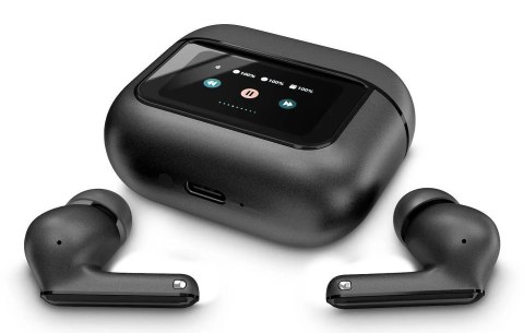 Słuchawki dokanałowe Energy Sistem True Wireless Earphones Icon Series z mikrofonem, Bluetooth, Graphite, ANC
