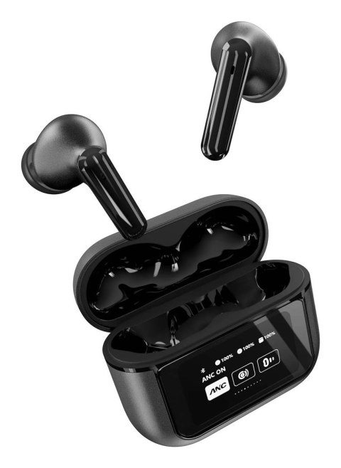 Słuchawki dokanałowe Energy Sistem True Wireless Earphones Icon Series z mikrofonem, Bluetooth, Graphite, ANC
