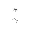 Edbak TR5E uchwyt / stojak do monitorów 165,1 cm (65") Podłoga Czarny