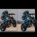 Kamera sportowa wideorejestrator 4K na kierownicę motocykla AKY-710S - czarna