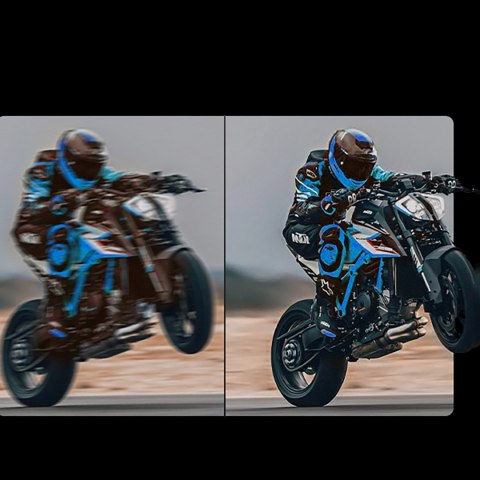 Kamera sportowa wideorejestrator 4K na kierownicę motocykla AKY-710S - czarna