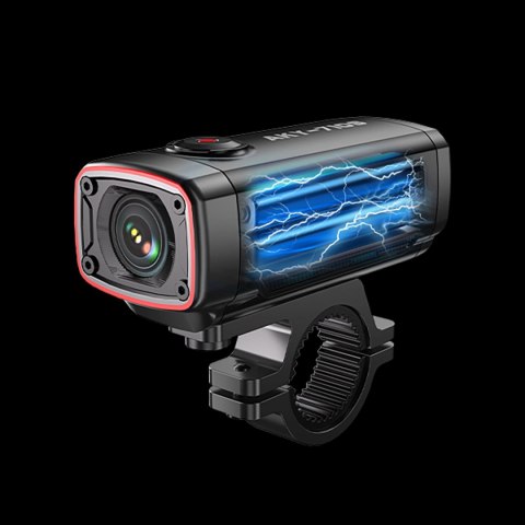Kamera sportowa wideorejestrator 4K na kierownicę motocykla AKY-710S - czarna
