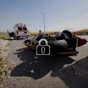 Kamera sportowa wideorejestrator 4K na kierownicę motocykla AKY-710S - czarna