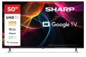 Telewizor Smart TV Ostry 50HL4265E 50 Telewizja Google TV UHD Czarny