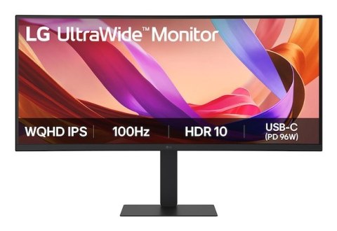 LG 34U650A-B monitor komputerowy 86,4 cm (34") 3440 x 1440 px Wide Quad HD LCD Czarny