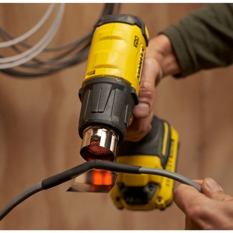 Stanley FATMAX SFMCE530B-XJ opalarka Pistolet na gorące powietrze 510 °C Czarny, Żółty