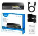 Switch CUDY GS1010PE 8-Port Gigabit PoE+ 120W 2xGbE Uplink