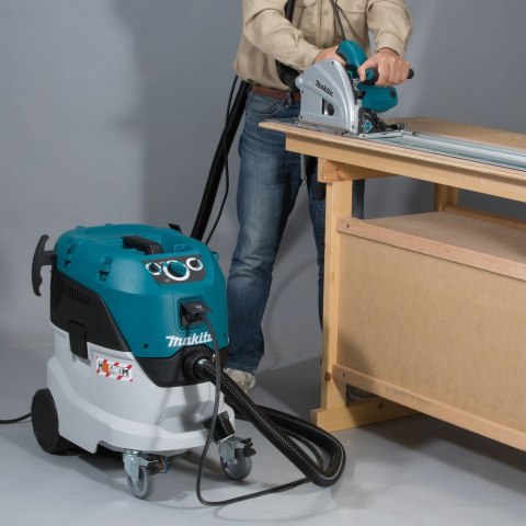 Odkurzacz przemysłowy MAKITA VC4210M filtracja M 1200W 42L z automatycznym systemem czyszczenia filtra (otrząsacz podstawa MAKPA
