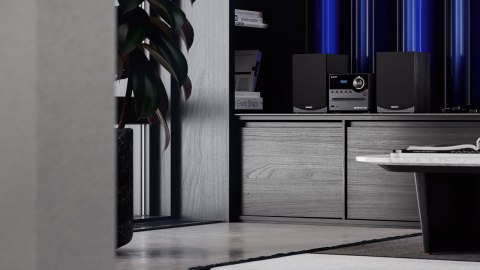 Sharp XL-B517D(BK) Mikrosystem Hi-Fi, CD/FM/USB/Bluetooth v5.0, Wejście Aux, 45W, Czarny Sharp | Mikrosystem Hi-Fi | XL-B517D(BK