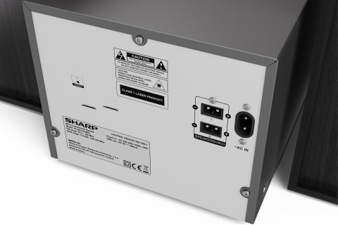 Sharp XL-B517D(BK) Mikrosystem Hi-Fi, CD/FM/USB/Bluetooth v5.0, Wejście Aux, 45W, Czarny Sharp | Mikrosystem Hi-Fi | XL-B517D(BK