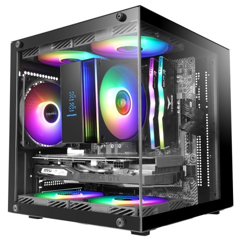 TACENS MARS MC-CUBE 1xARGB USB-C mATX- obudowa/cases
