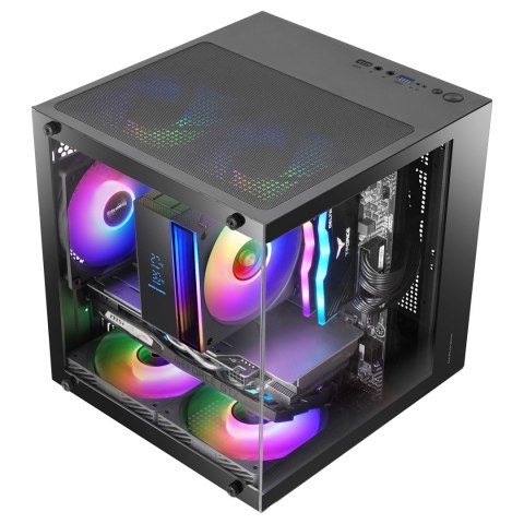 TACENS MARS MC-CUBE 1xARGB USB-C mATX- obudowa/cases