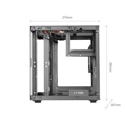 TACENS MARS MC-CUBE 1xARGB USB-C mATX- obudowa/cases