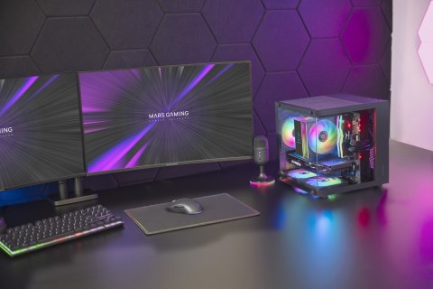 TACENS MARS MC-CUBE 1xARGB USB-C mATX- obudowa/cases