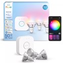 Philips Hue White and color ambiance Podstawowy zestaw startowy: 3 inteligentne żarówki z trzonkami GU10 (345 lm)