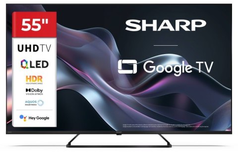 Ostry Telewizor Smart TV 55HP6265E 55 Google TV UHD Czarny