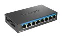 8-portowy wielogigabitowy przełącznik biurkowy D-Link 2.5G - niezarządzany - L2 - 2.5G Ethernet (100/1000/2500)