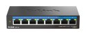8-portowy wielogigabitowy przełącznik biurkowy D-Link 2.5G - niezarządzany - L2 - 2.5G Ethernet (100/1000/2500)