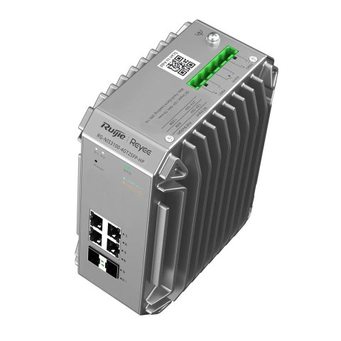 Ruijie Networks RG-NIS3100-4GT2SFP-HP przełącznik sieciowy Zarządzany L2 Gigabit Ethernet (10/100/1000) Obsługa PoE Szary