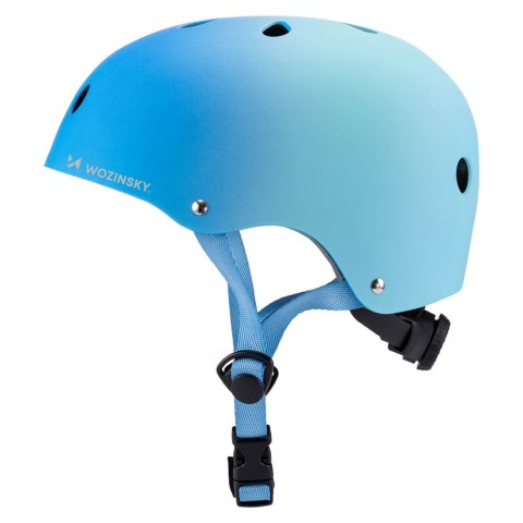 Kask rowerowy BMX hulajnoga 54-58 cm - gradient niebieski