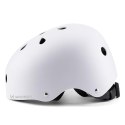 Kask rowerowy BMX hulajnoga lekki 54-58 cm - biały