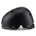 Kask rowerowy BMX hulajnoga lekki 54-58 cm - czarny