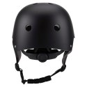 Kask rowerowy BMX hulajnoga lekki 54-58 cm - czarny