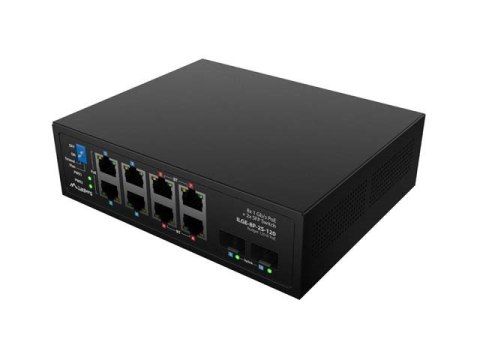 LANBERG SWITCH LIGHT INDUSTRIAL POE 4XBT 4XAT 2XSFP DIN NIEZARZĄDZALNY GIGABIT ETHERNET