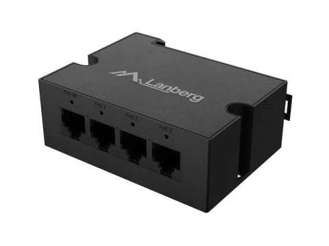 LANBERG SWITCH POE EXTENDER 1XIN 3XOUT 1GB ETHERNET DIN RAIL 90W