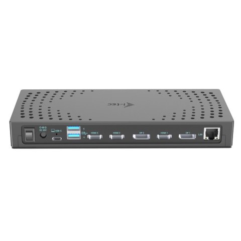 I-tec CATRIPLE4KDOCKPD2 stacja dokująca Przewodowa USB 3.2 Gen 2 (3.1 Gen 2) Type-C Szary
