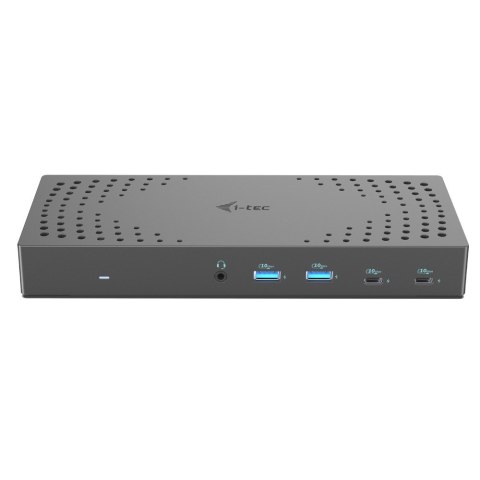 I-tec CATRIPLE4KDOCKPD2 stacja dokująca Przewodowa USB 3.2 Gen 2 (3.1 Gen 2) Type-C Szary