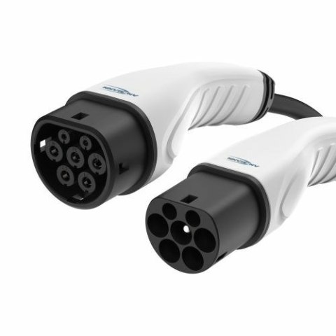 Ansmann 1900-0120 kabel do ładowania pojazdów elektrycznych Czarny Typ 2 3 7,5 m