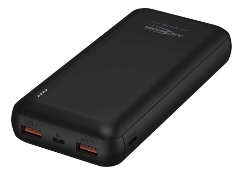 Ansmann PB320PD Litowo-polimerowy (LiPo) 20000 mAh Czarny
